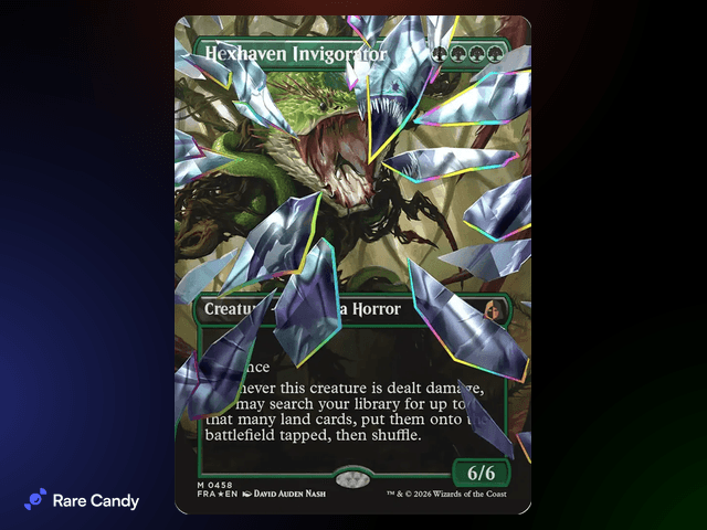 Hexhaven Invigorator (Borderless) (Facet Foil) from MTG Reality Fracture