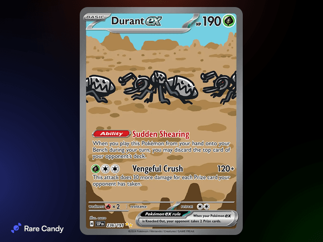 Durant ex Special Illustration Rare 236/191 from Pokémon Surging Sparks