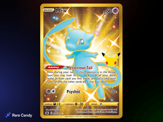 #3 Mew Secret Rare — Celebrations