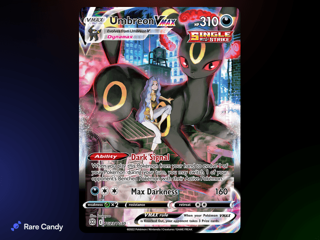 Umbreon VMAX Trainer Gallery TG23/TG30 from Pok�mon Brilliant Stars
