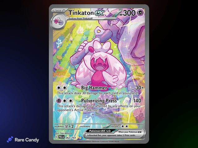 Tinkaton ex Special Illustration Rare 262/193 from Pokémon Paldea Evolved