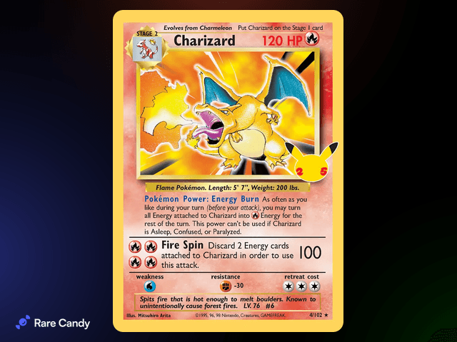 #1 Charizard — Celebrations Classic Collection