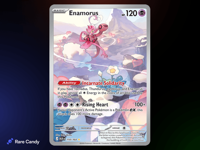 Enamorus Illustration Rare (English Delta Reign scan, #110/103) - Delta Reign