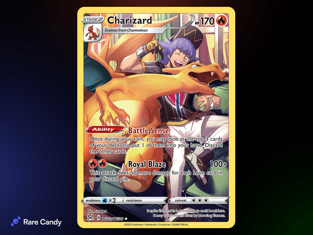 Charizard Trainer Gallery TG03/TG30 from Pok�mon Lost Origin