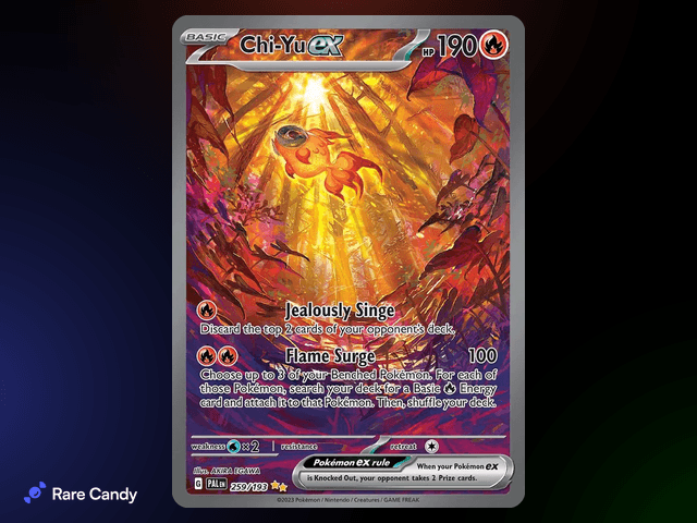 Chi-Yu ex Special Illustration Rare 259/193 from Pokémon Paldea Evolved