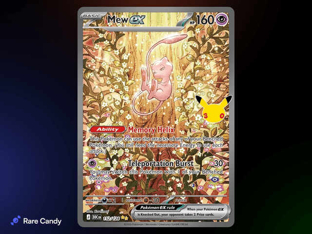 #1 Mew ex SIR — 30th Celebration
