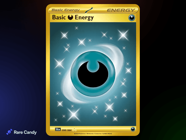 Basic Darkness Energy Hyper Rare 098/064 from Pokémon Shrouded Fable