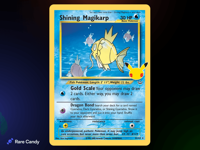 #5 Shining Magikarp — Celebrations Classic Collection