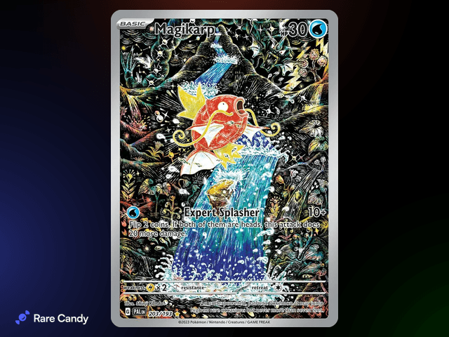 Magikarp Illustration Rare 203/193 from Pokémon Paldea Evolved