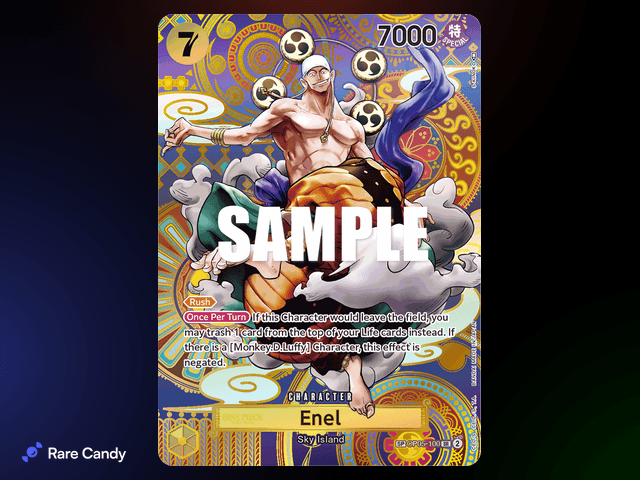 #5 Enel Special Alt Art Super Rare: OP-05