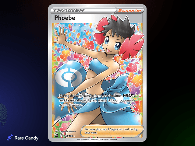 Phoebe Ultra Rare 161/163 from Pokémon Battle Styles