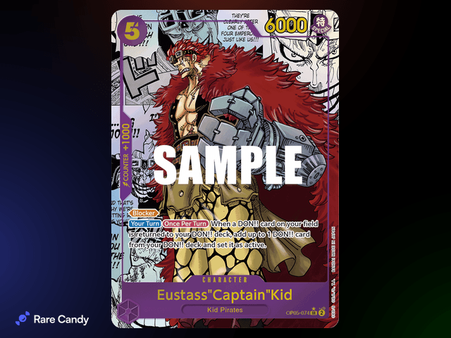#3 Eustass Captain Kid Manga Alt Art Super Rare: OP-05