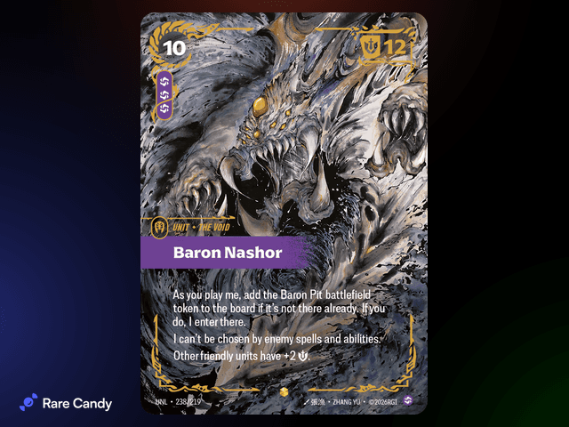 Baron Nashor Overnumbered 238/219 from Riftbound: Unleashed