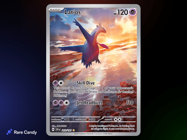 Latios Illustration Rare 203/191 from Pokémon Surging Sparks