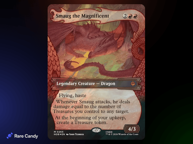 Smaug the Magnificent (Showcase) (Surge Foil) from The Hobbit MTG
