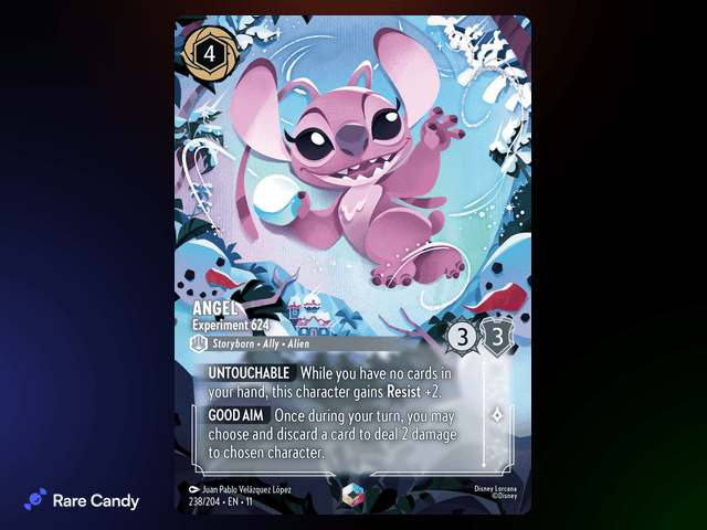Angel - Experiment 624 Enchanted #238 from Lorcana: Winterspell