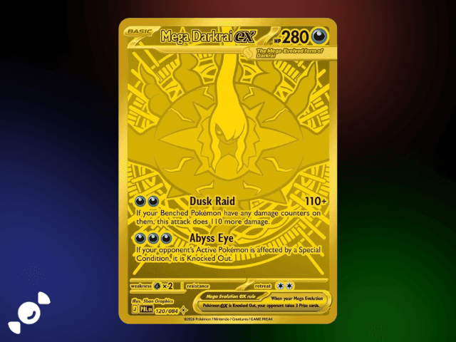 Mega Darkrai ex Mega Hyper Rare