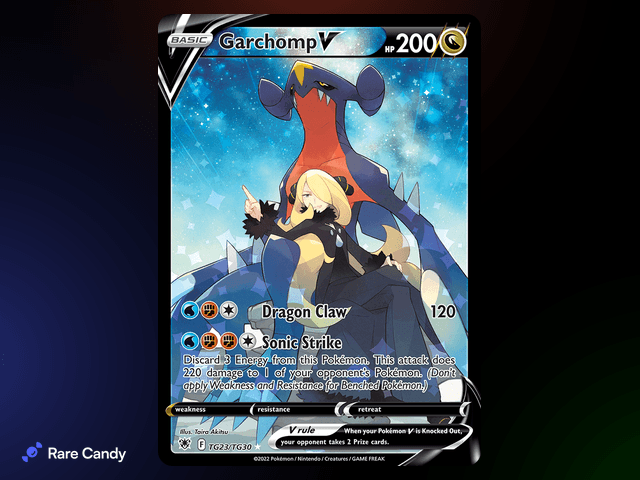 Garchomp V Trainer Gallery TG23/TG30 from Pokémon Astral Radiance