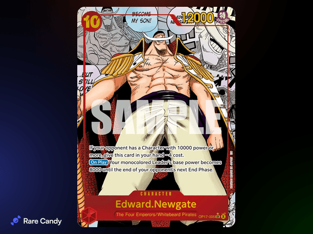 #4 Edward.Newgate Manga Alt Art Super Rare: OP-17