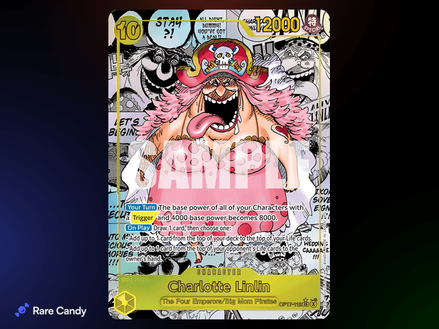 #6 Charlotte Linlin Manga Alt Art Super Rare: OP-17