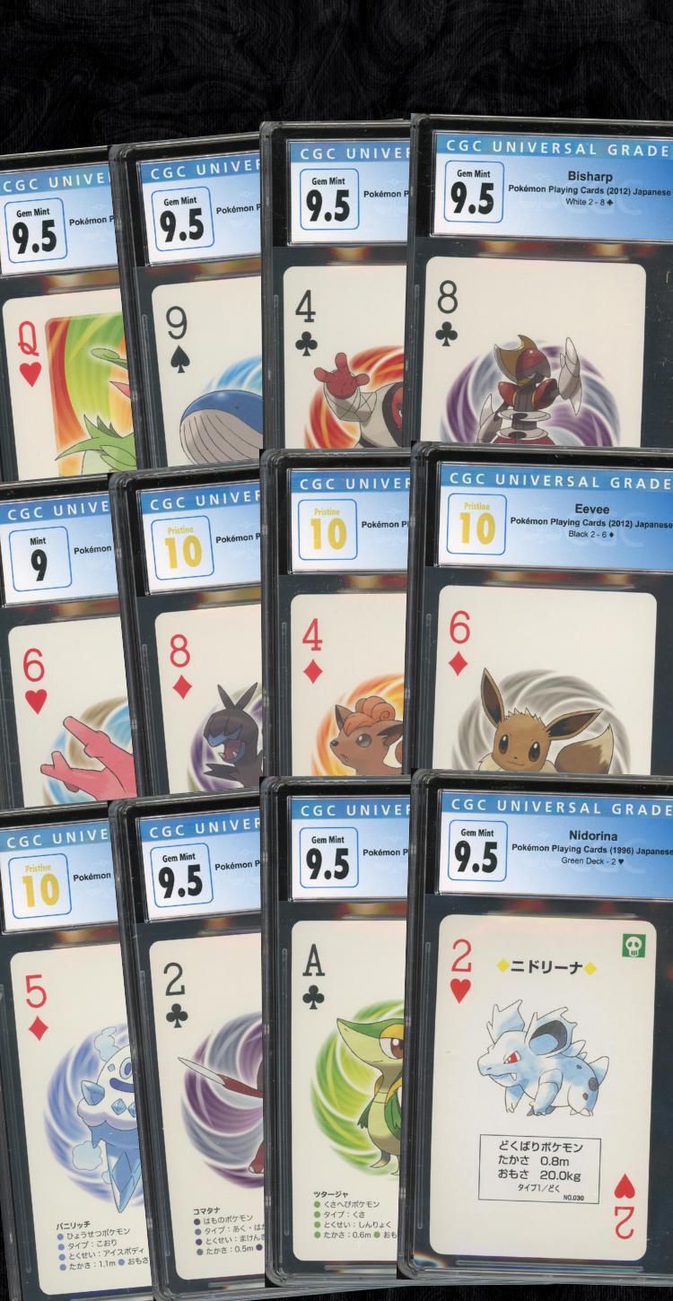 Graded Pokémon JPN Playing Cards Weekly Auction